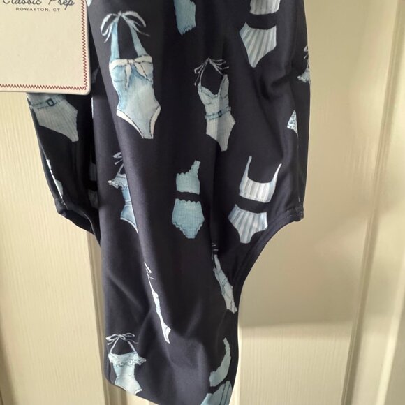 New Classic Prep Girls Athena Scallop One Piece Swimsuit Soleil Suits Small - Picture 10 of 13